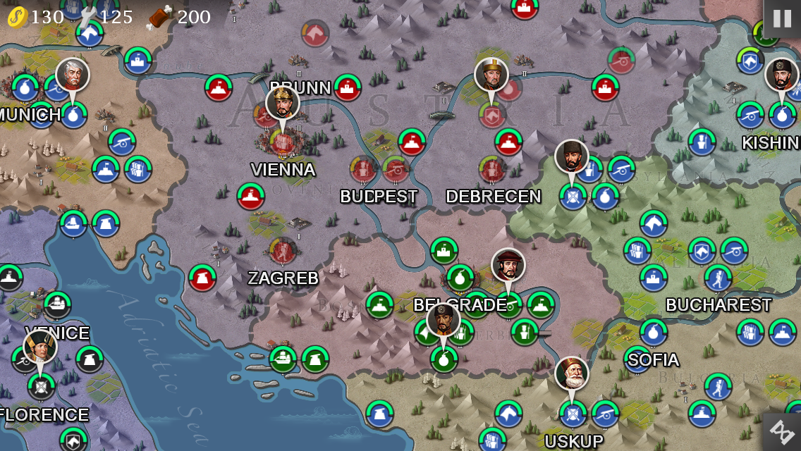 European War 4 : Napoleon Game Screenshot