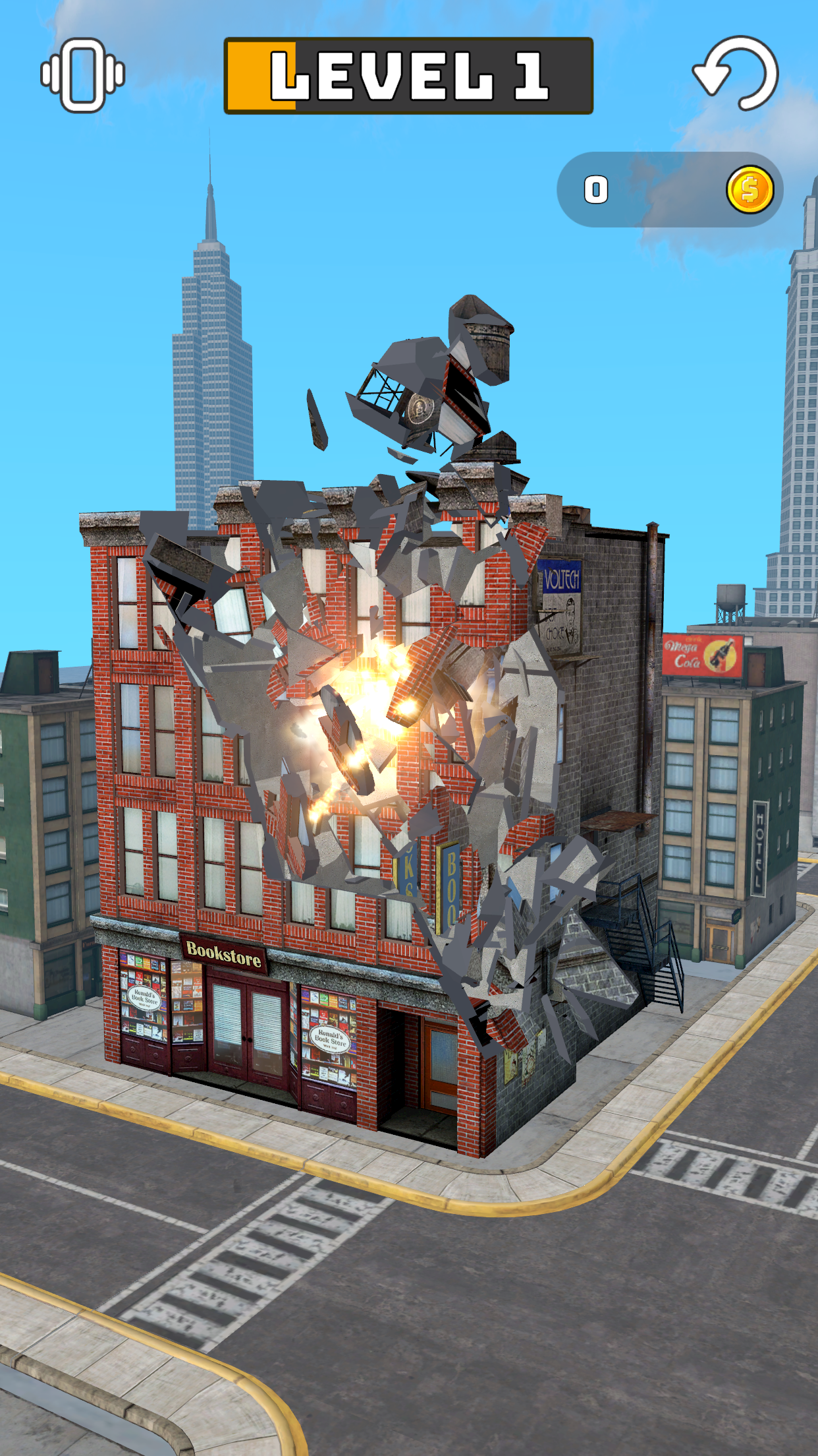 Screenshot of Cannon Demolition