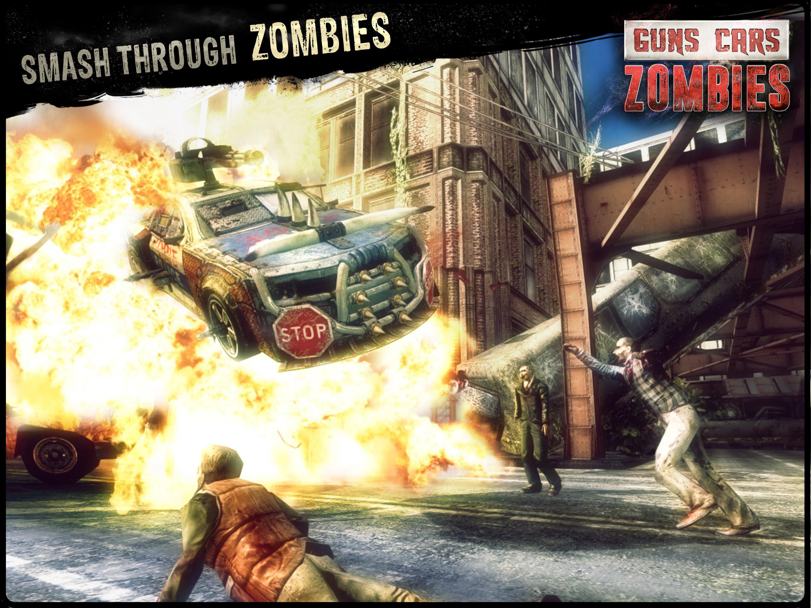 Guns, Cars and Zombies Game Screenshot