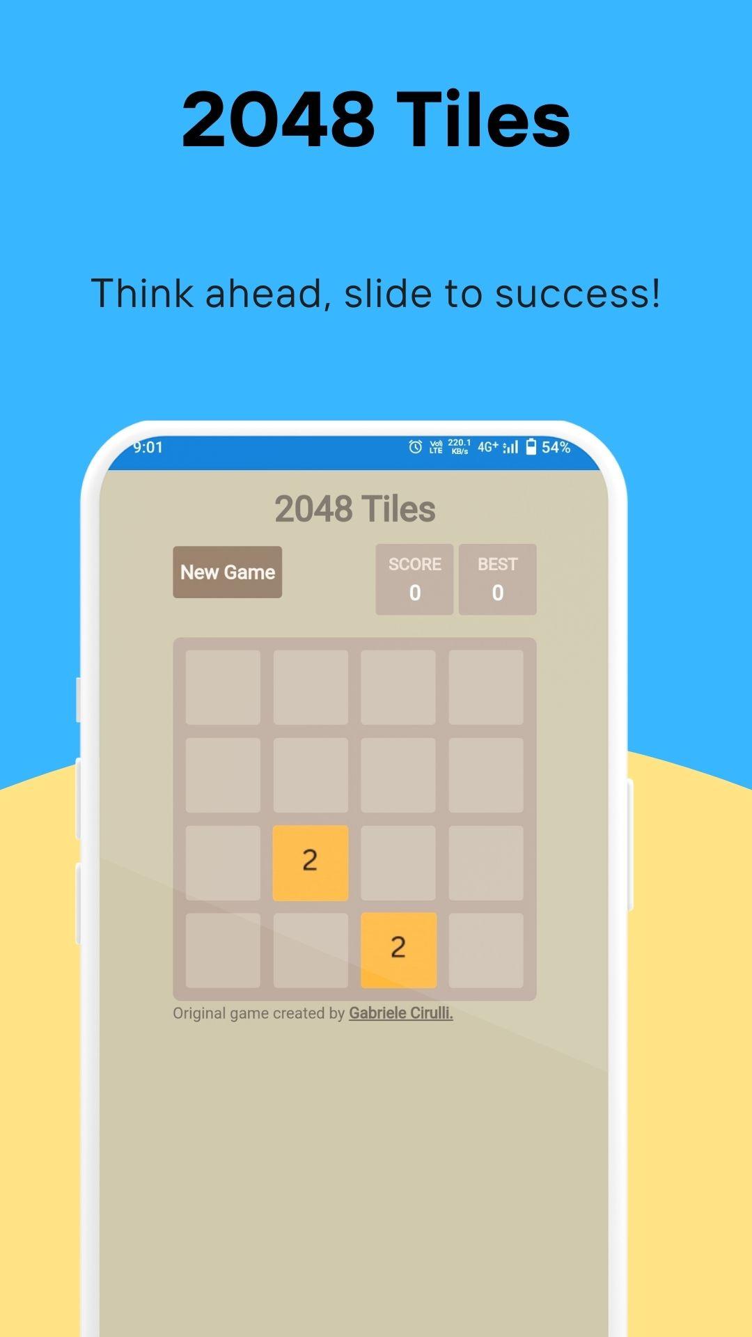 Screenshot 1 of 2048 Tiles 1.0.7