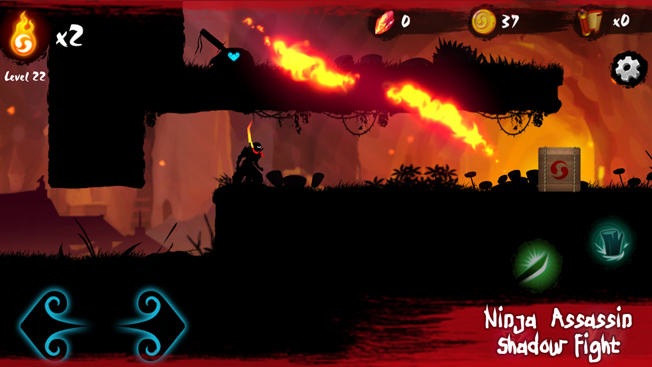 Ninja Assassin: Shadow Fight ゲームのスクリーンショット