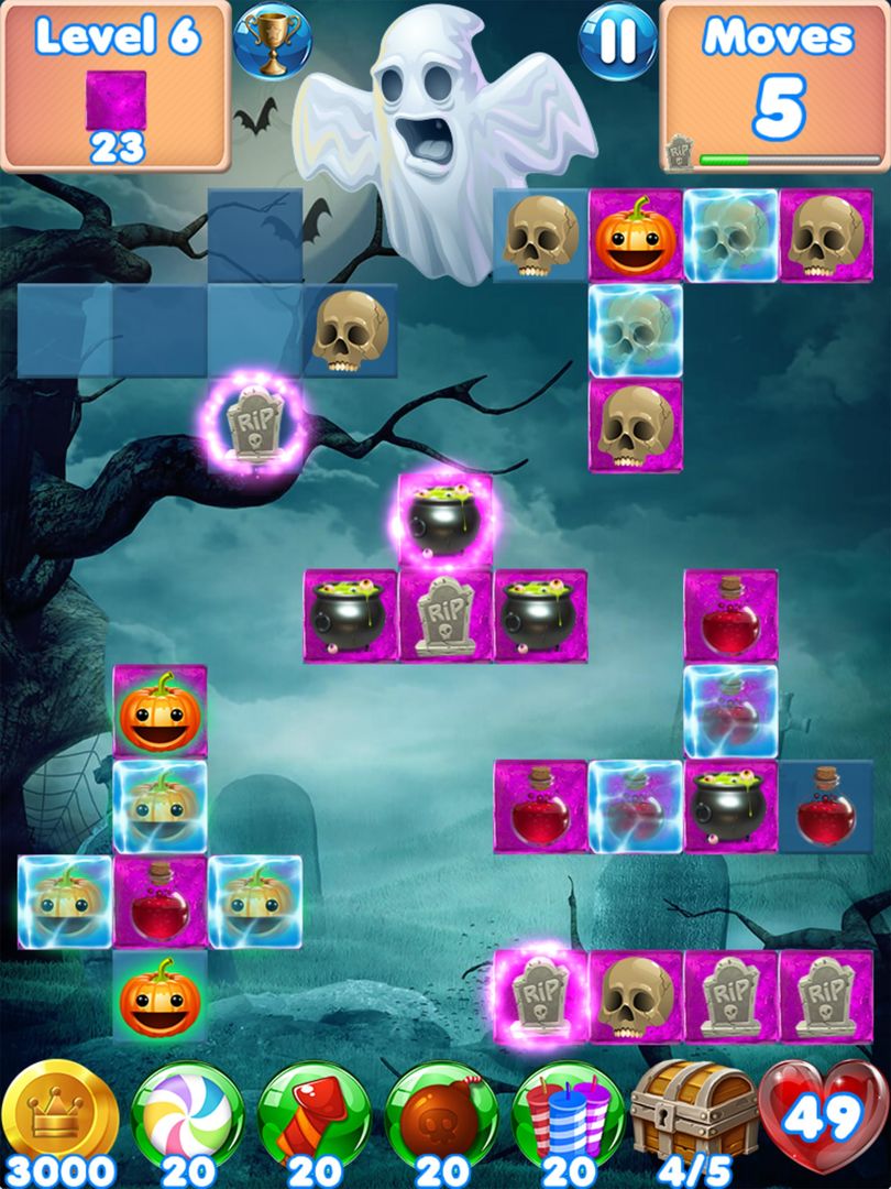 Halloween Games 2 - fun puzzle screenshot game