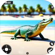 Crocodilo Sim: Ataque Selvagem 3D