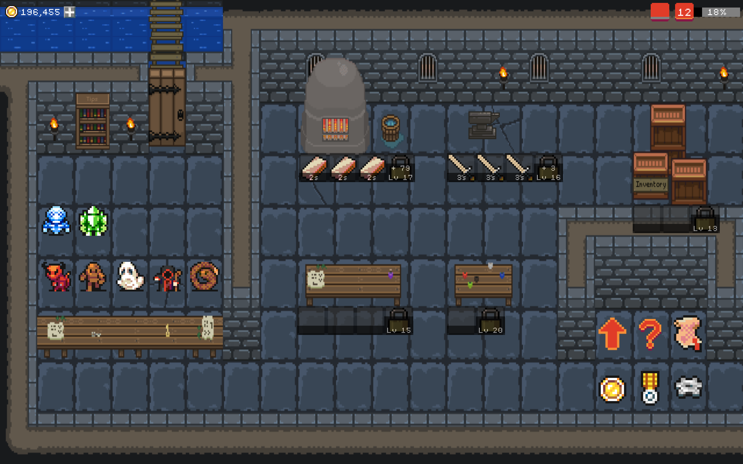 Pixel Blacksmith Game Screenshot