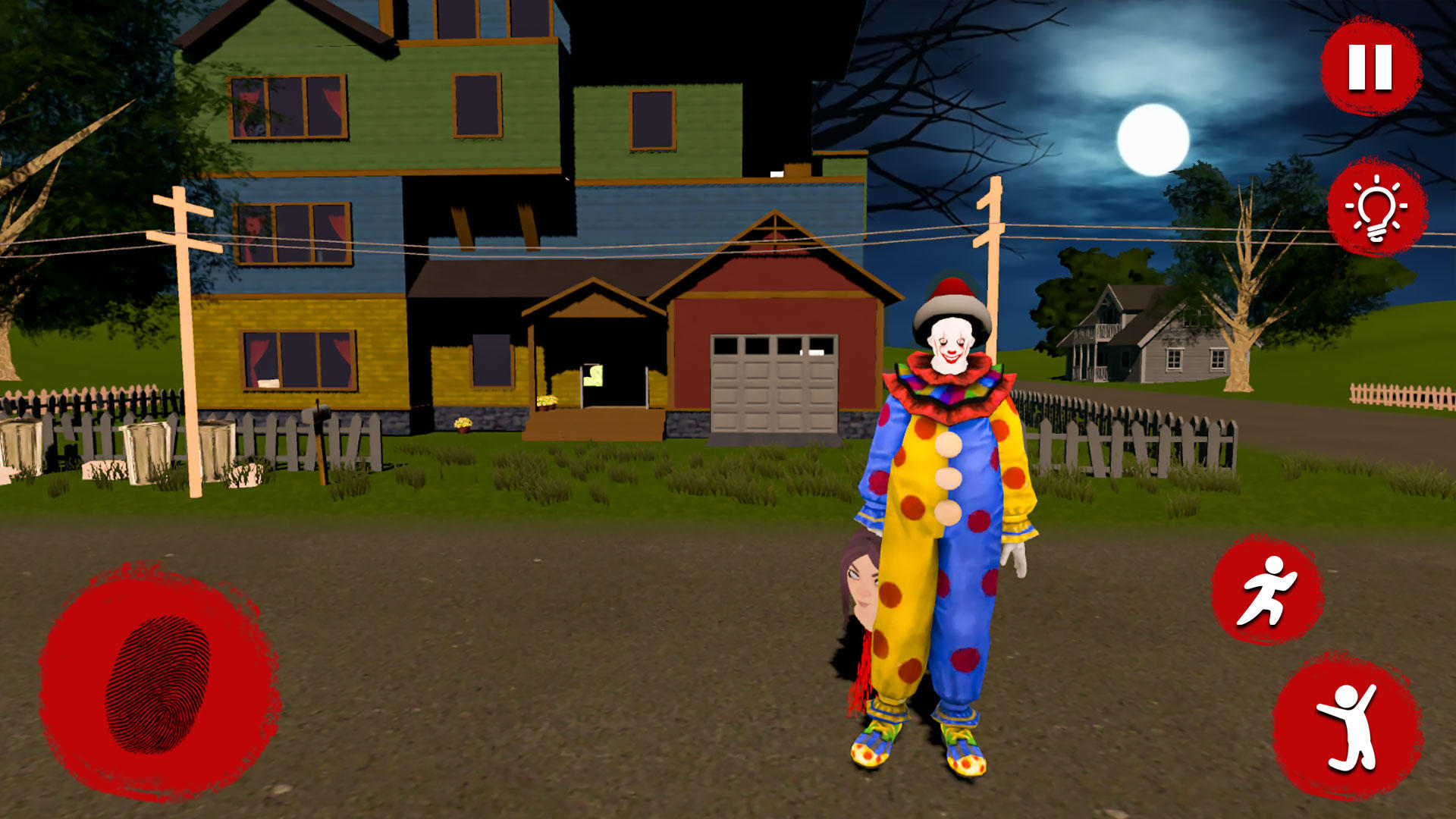 Scary Clown Horror Park Escape Game Screenshot