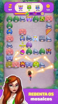 Captura de Tela do Jogo Bounceville Stories: Brick Pop