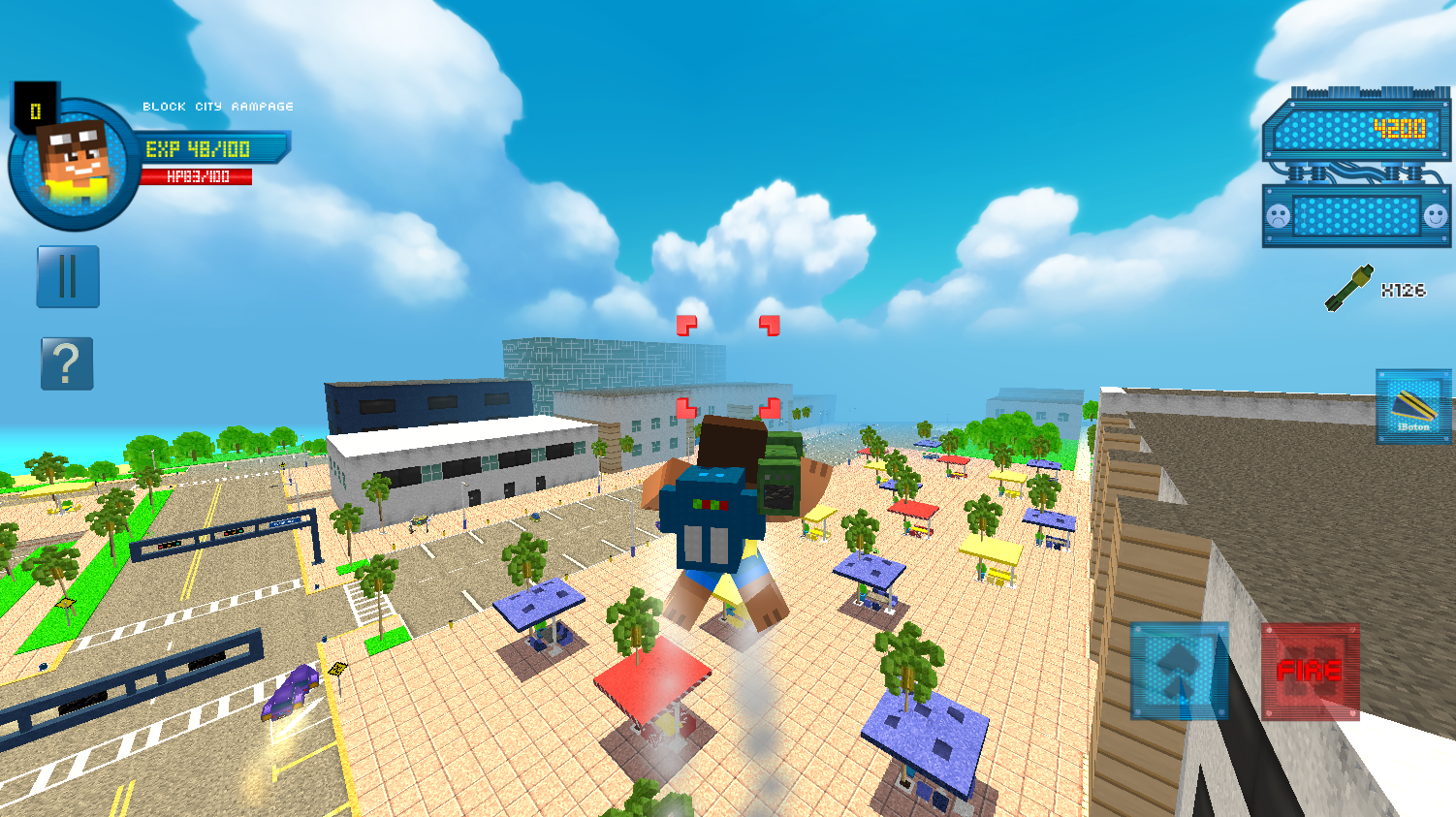 Cuplikan Layar Game Block City Rampage