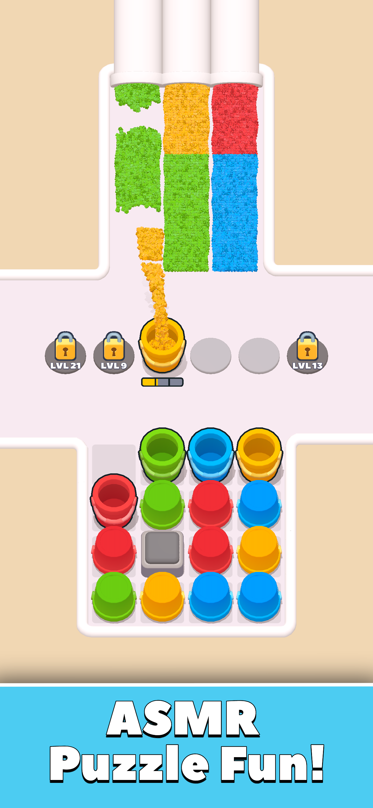 Color Sand Jam Game Screenshot