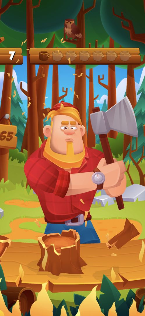 Timber Slash screenshot game