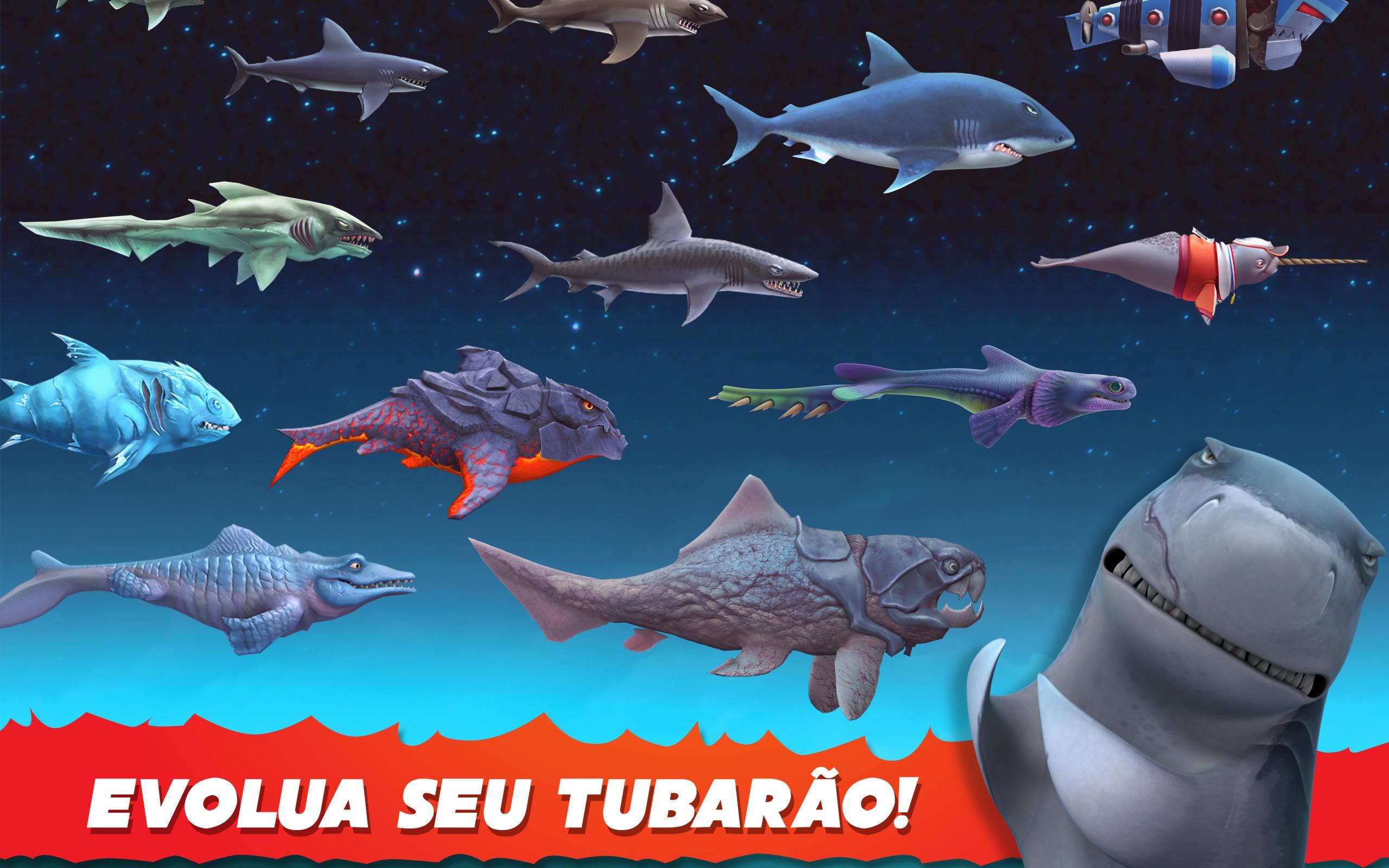 Captura de Tela do Jogo Hungry Shark Evolution: Ataque