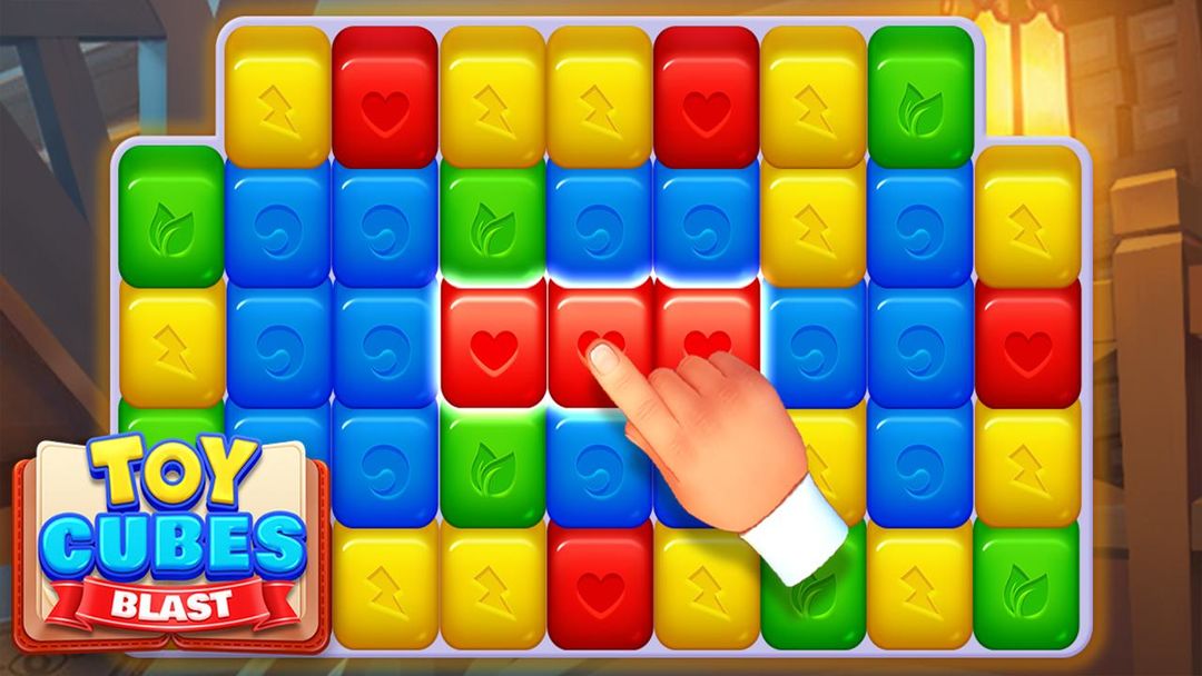 Screenshot of Toy Cubes Pop - Match 3 Game