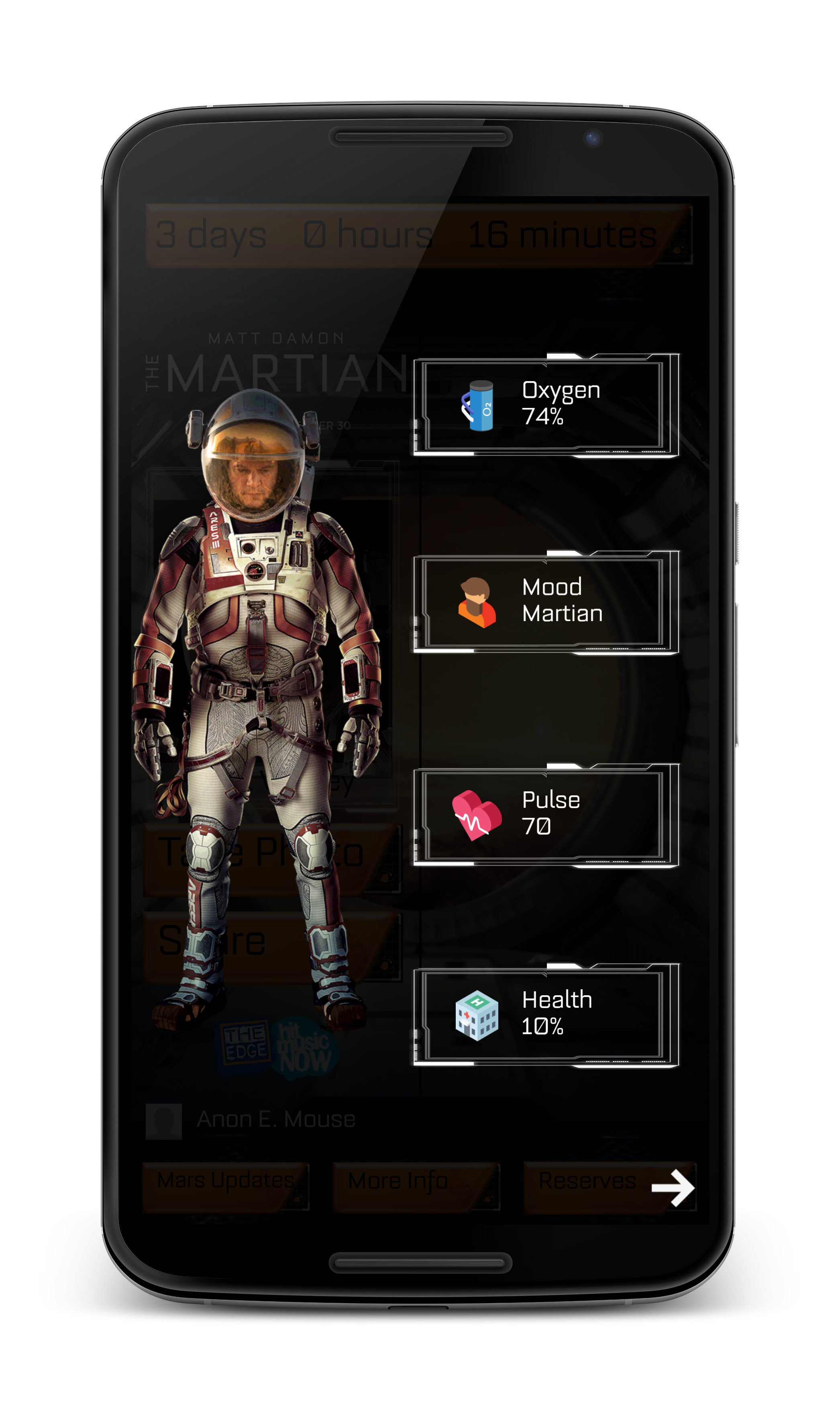 The Martian : Surviving Mars Game Screenshot