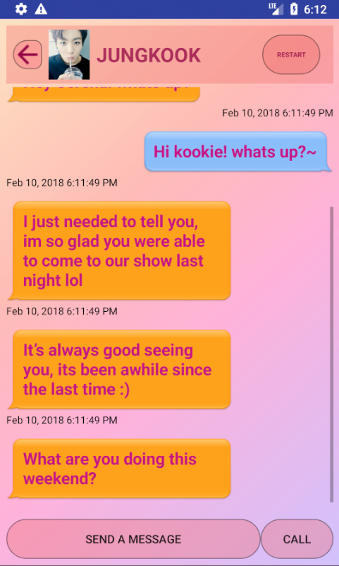 Love, BTS! Game Screenshot