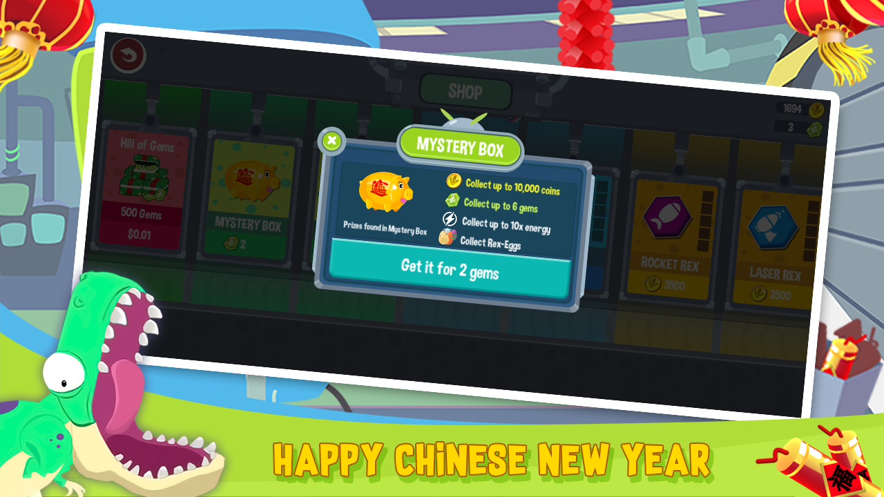 Unstoppable Rex Game Screenshot