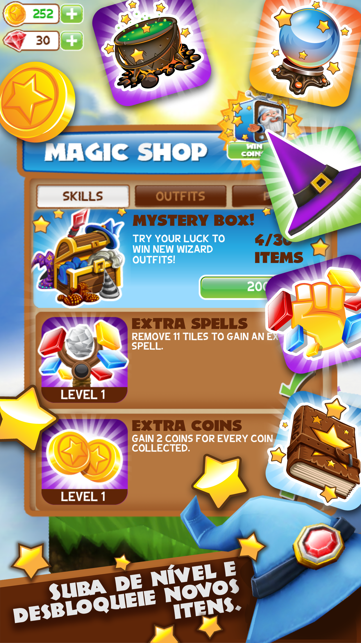 Captura de Tela do Jogo Puzzle Wiz