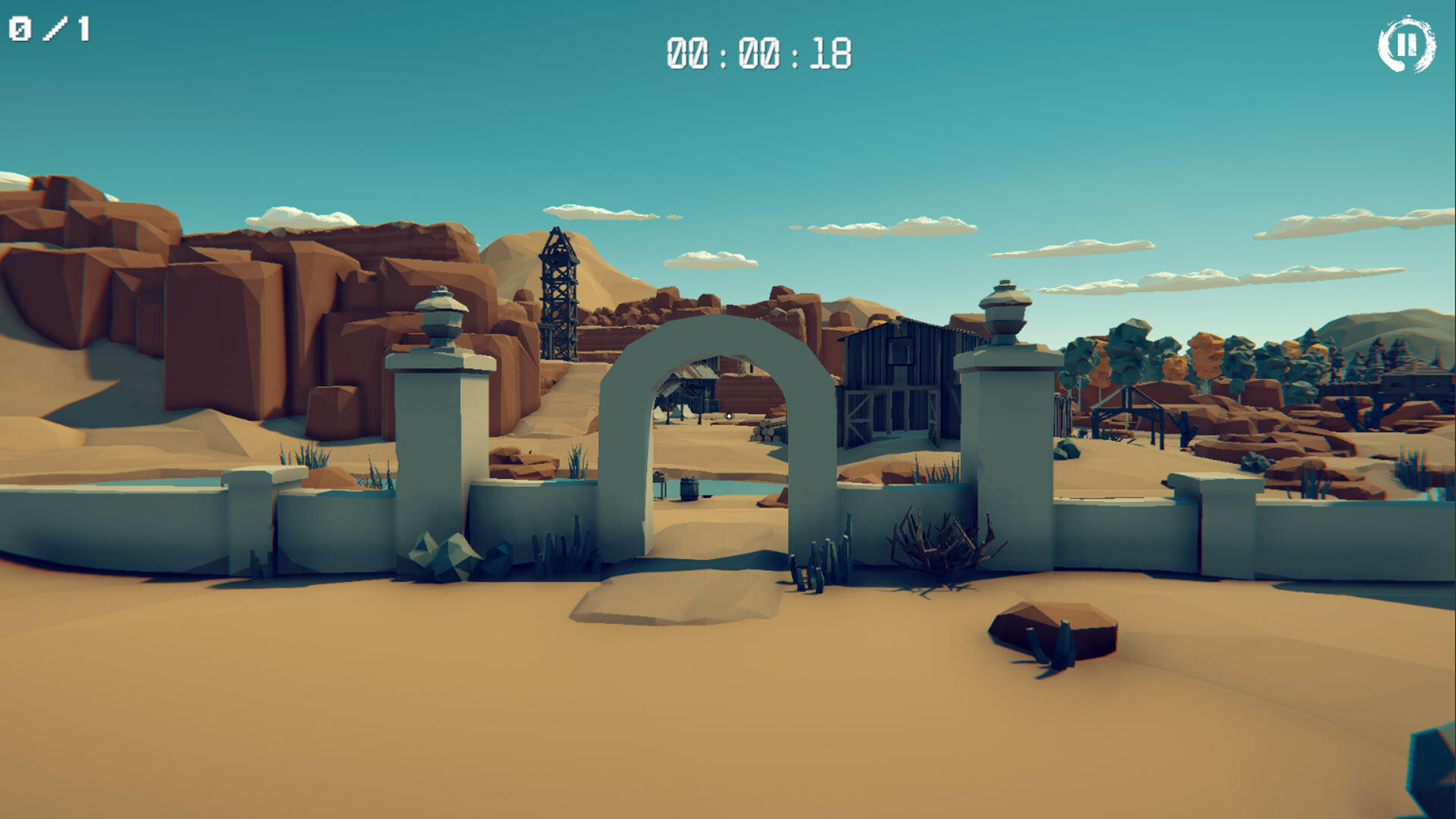 Screenshot of 3D PUZZLE - Wild West