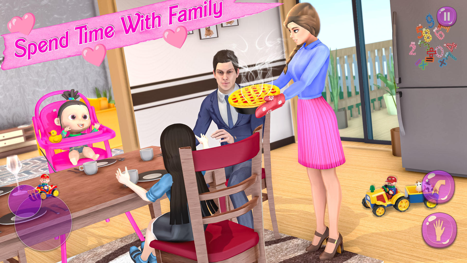 Cuplikan Layar Game Mother Simulator: Happy Mom