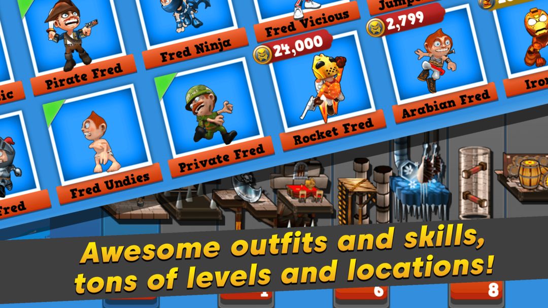 Running Fred screenshot game