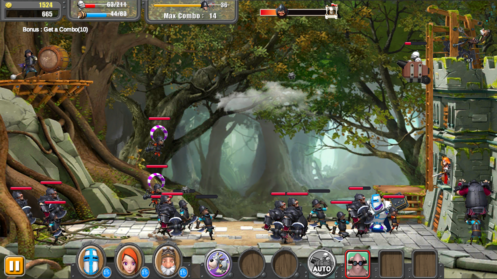 Screenshot of The Onion Knights : Defense