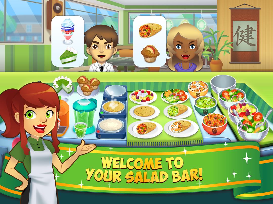 Screenshot of My Salad Bar: Veggie Food Game