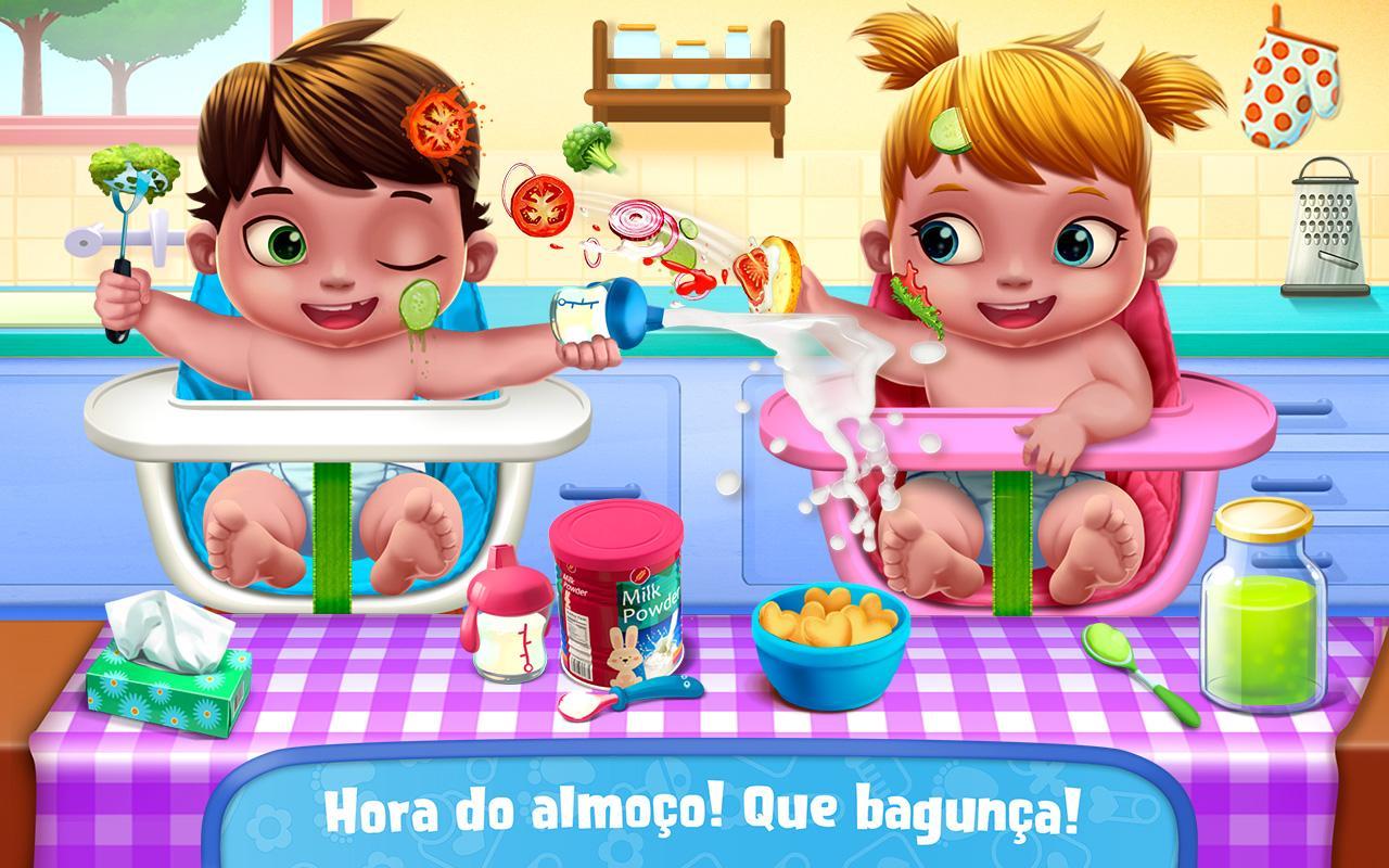 Captura de Tela do Jogo Bebês Gêmeos Terríveis