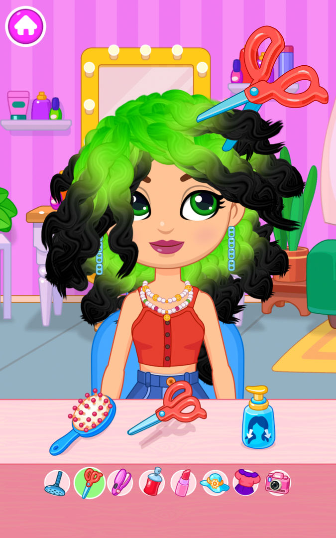 Screenshot of Hair salon