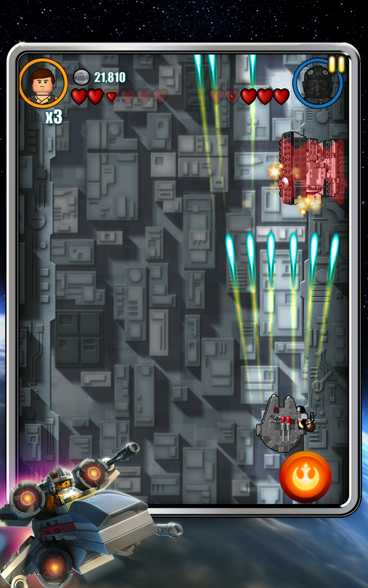 LEGO® Star Wars™ Microfighters 遊戲截圖