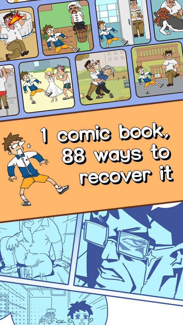 Comic Rescue-Brain ภาพหน้าจอเกม