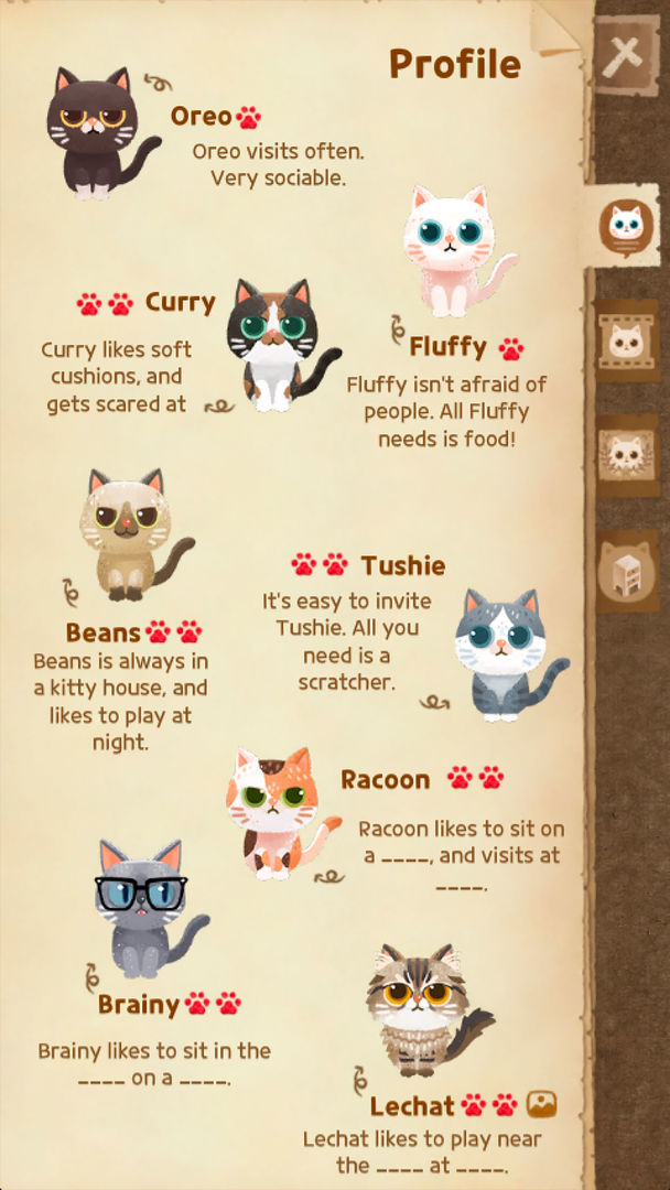 Screenshot of Secret Cat Forest