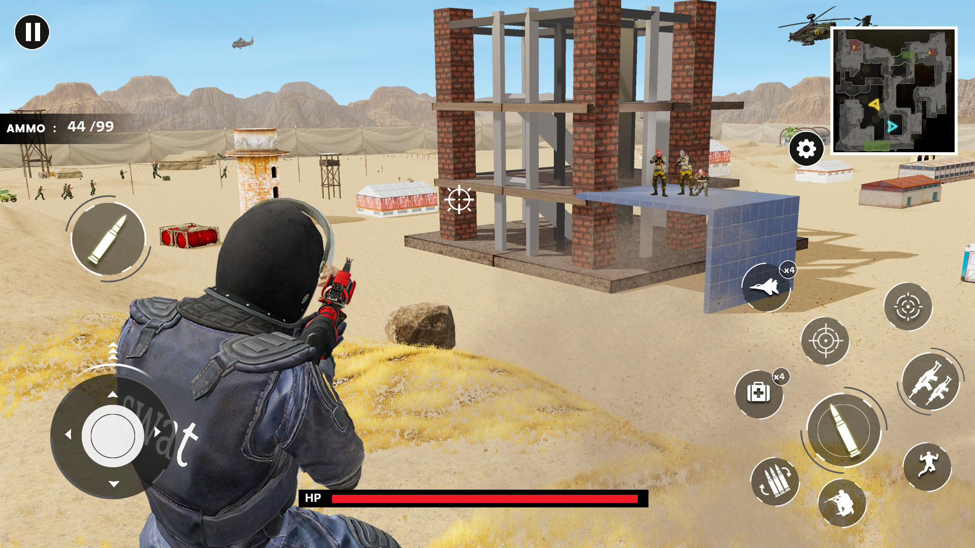 Sniper 3D Attack Shooting Game ภาพหน้าจอเกม