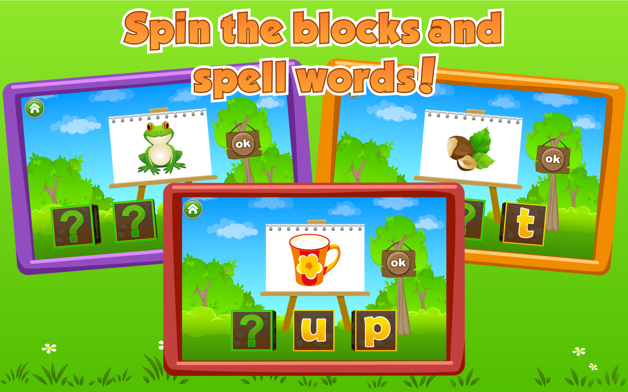 Kids Learn to Read Game Screenshot