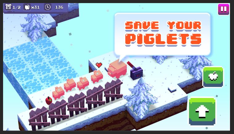 Piglet Panic 게임 스크린 샷