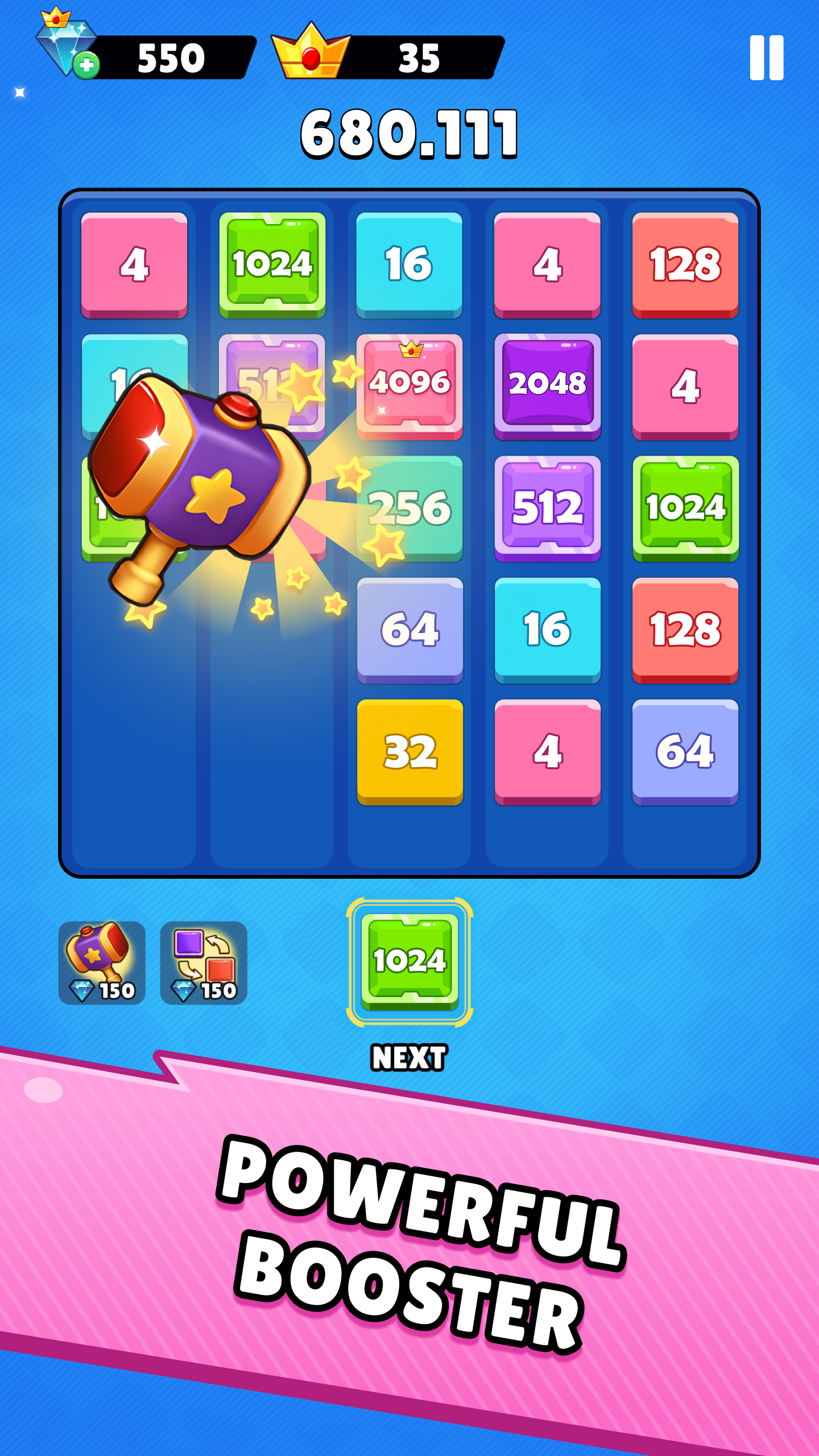 X2 Blocks 2048 Merge Number android iOS apk download for freeTapTap