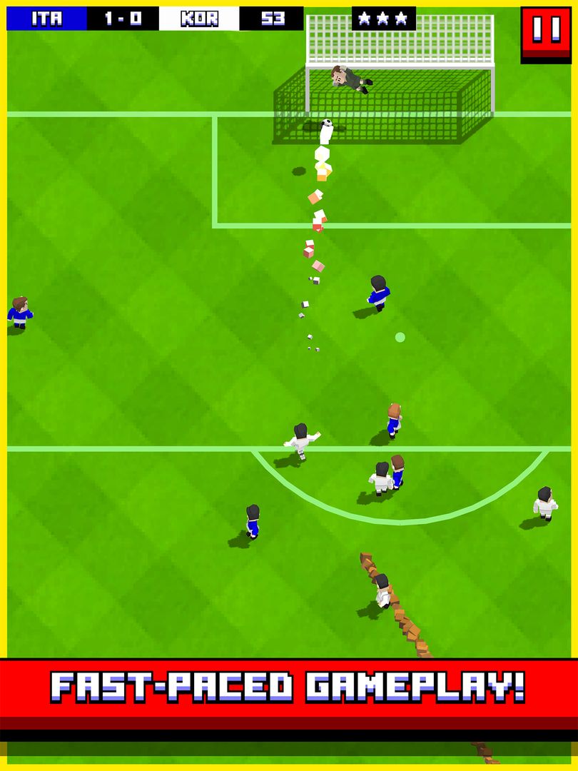 Retro Soccer 게임 스크린 샷
