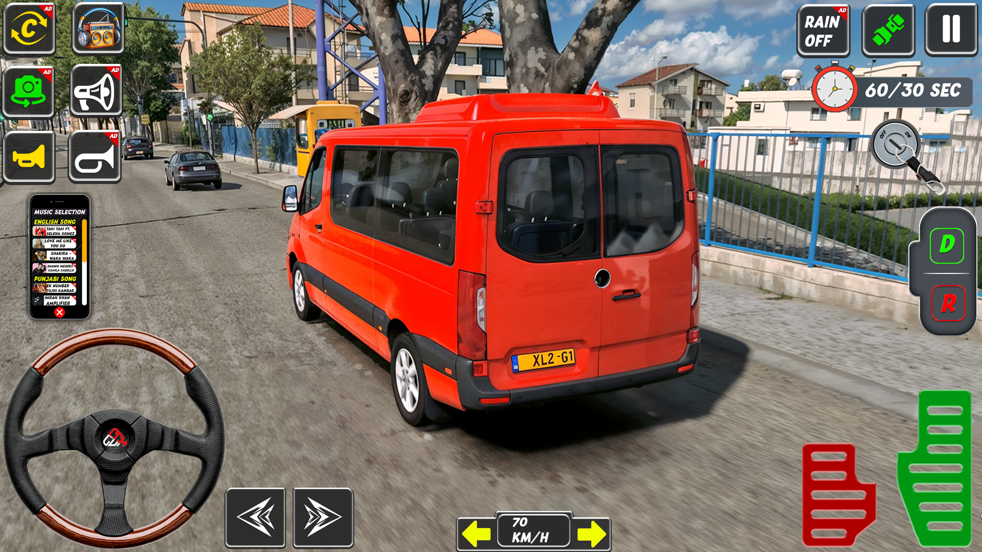 Van Simulator Offroad Game Game Screenshot