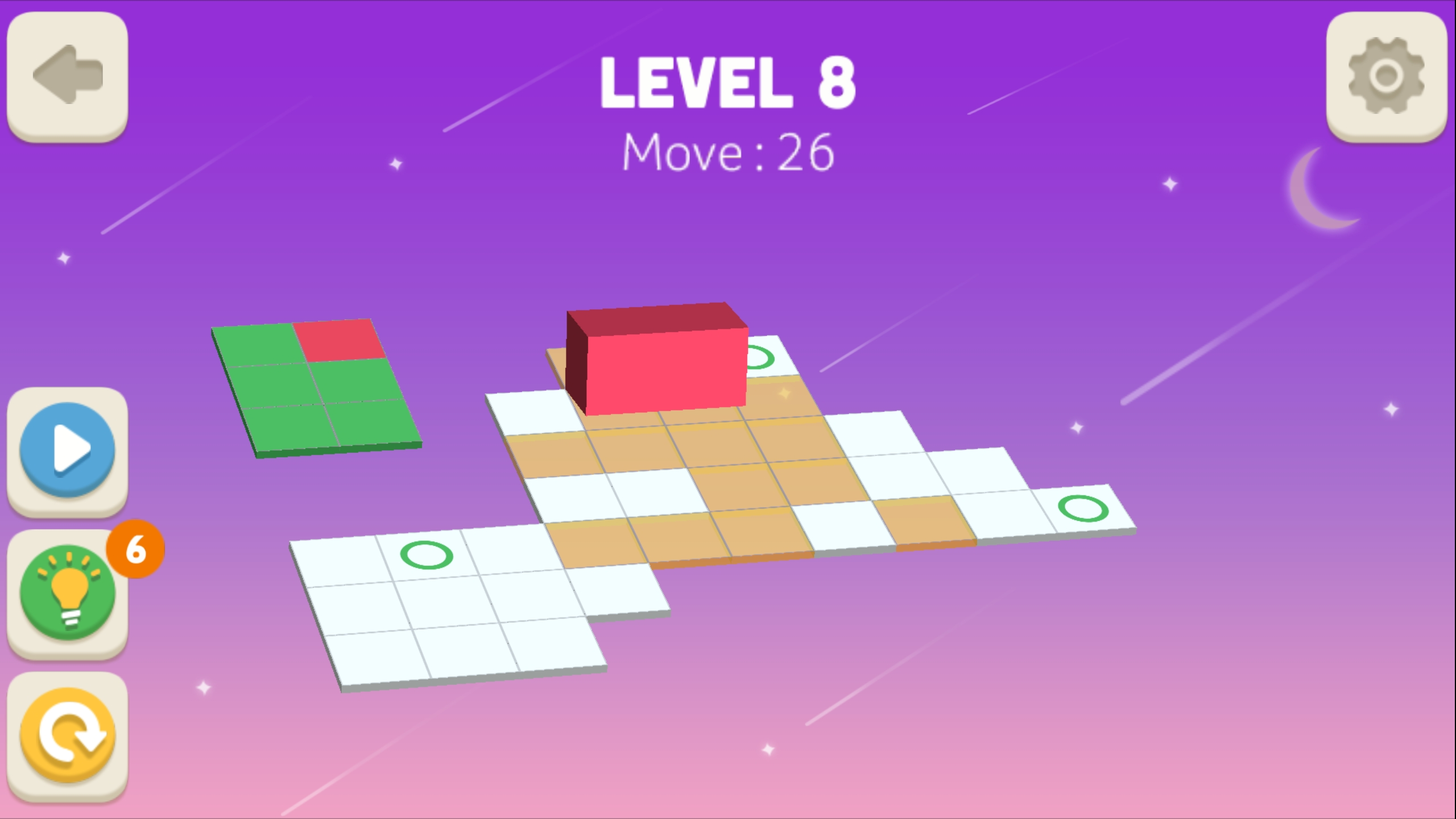 Bloxorz: Roll the Block Game Screenshot