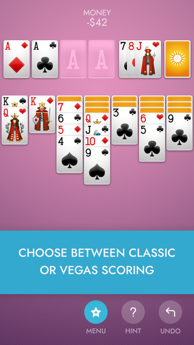 Screenshot of ⋆Solitaire: Classic Card Games