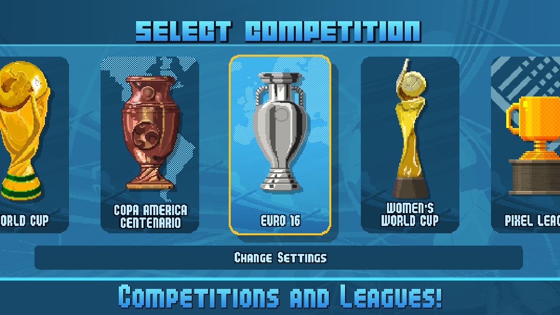 Pixel Cup Soccer 16 screenshot game