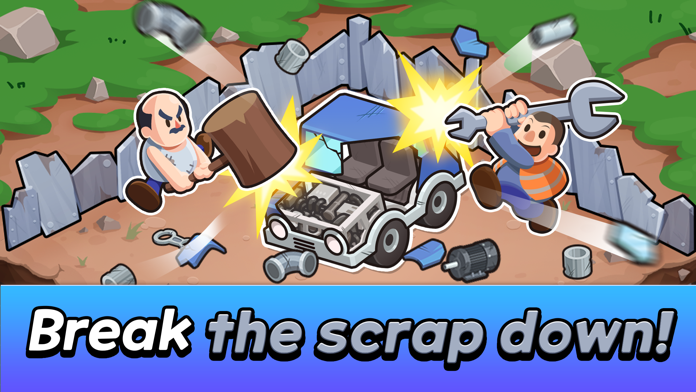 Скриншот игры Scrap Metal Factory : IdleGame