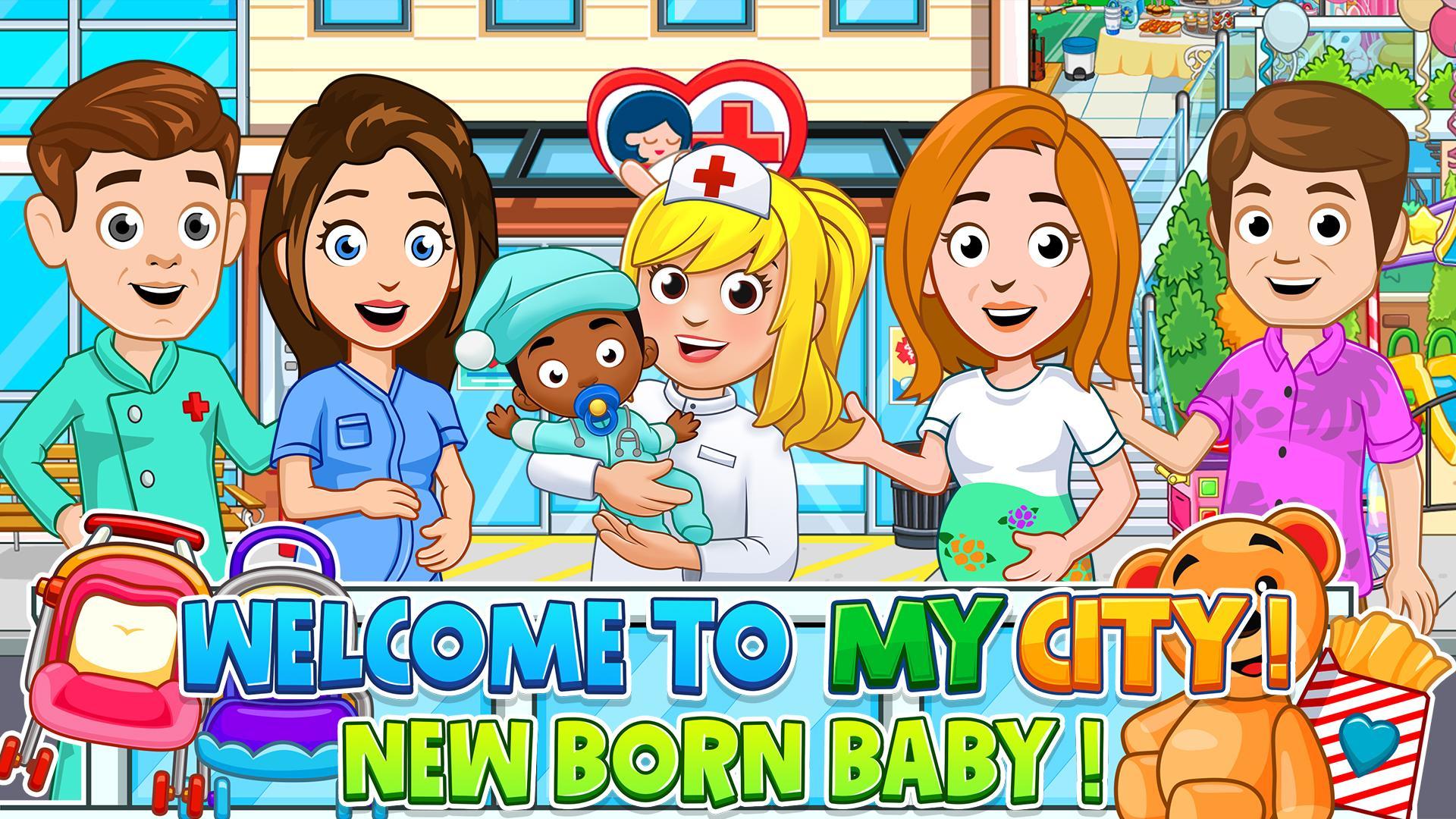 Screenshot of My City : Newborn baby