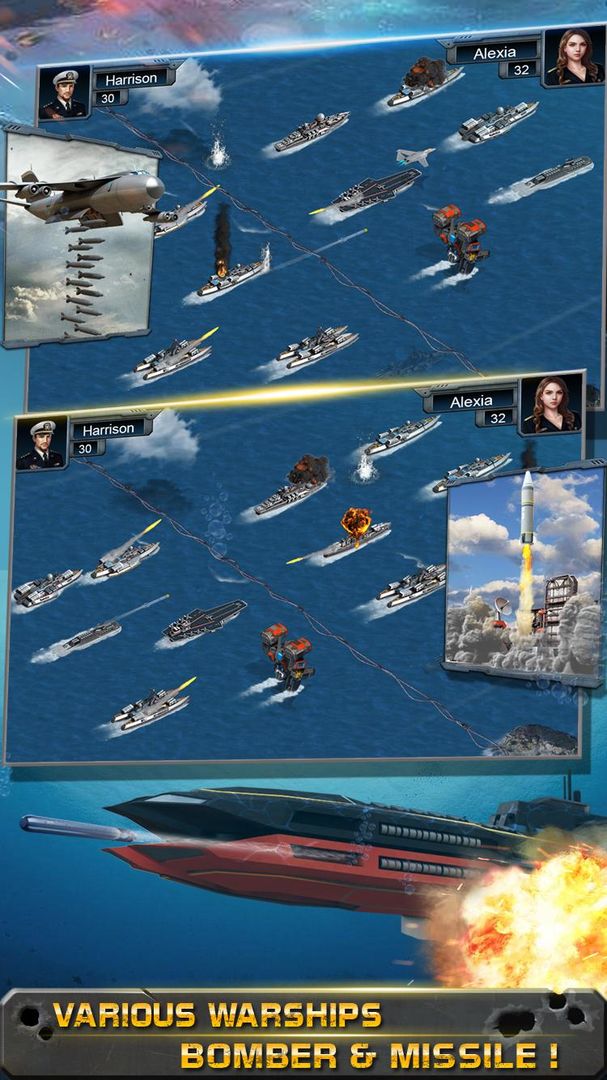Battle of Warship : War of Navy ภาพหน้าจอเกม