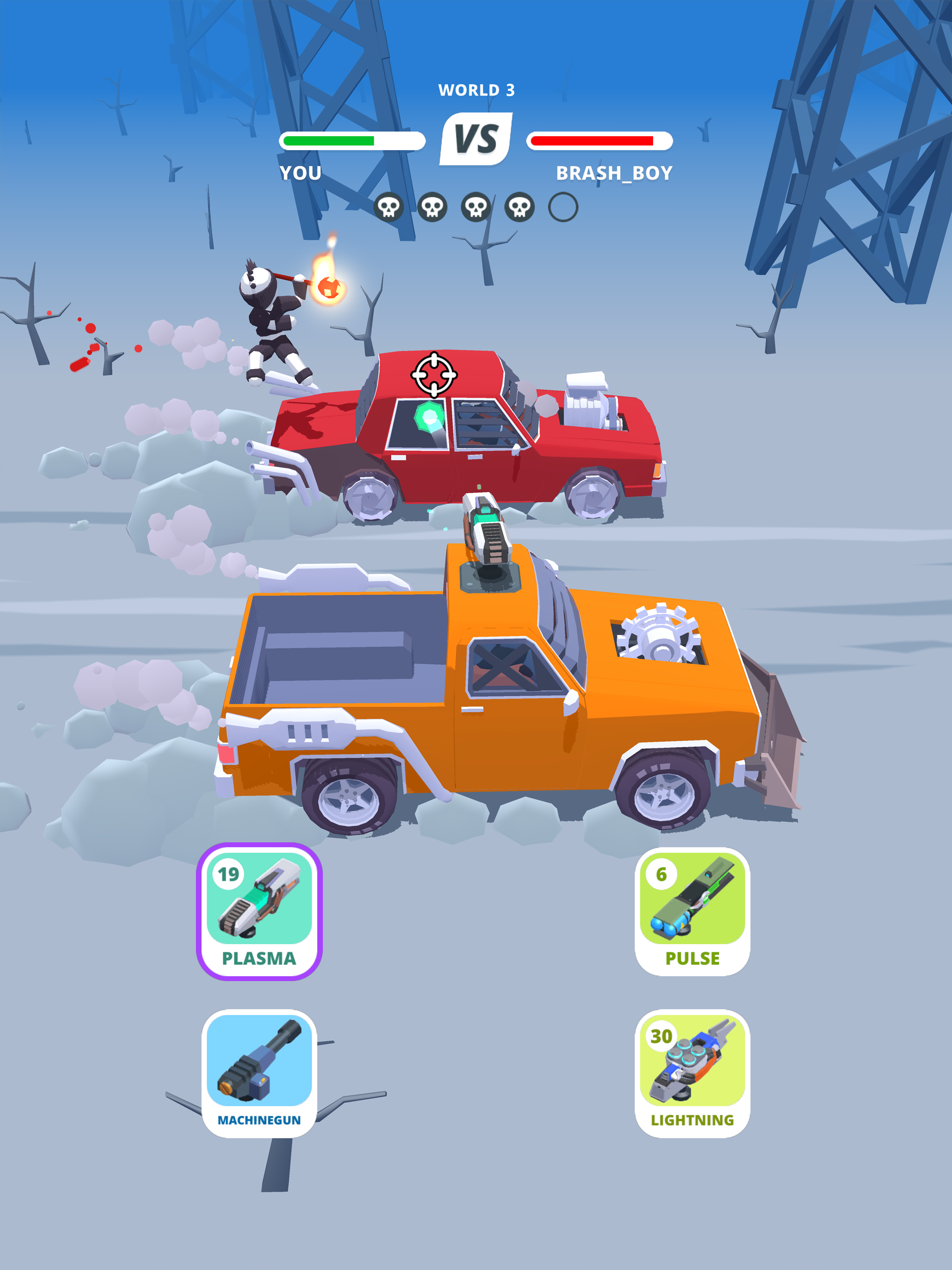 Screenshot of Desert Riders: Car Battle Game