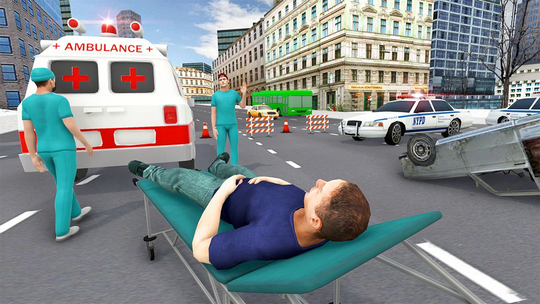 Screenshot of Ambulance Simulator Car Driver