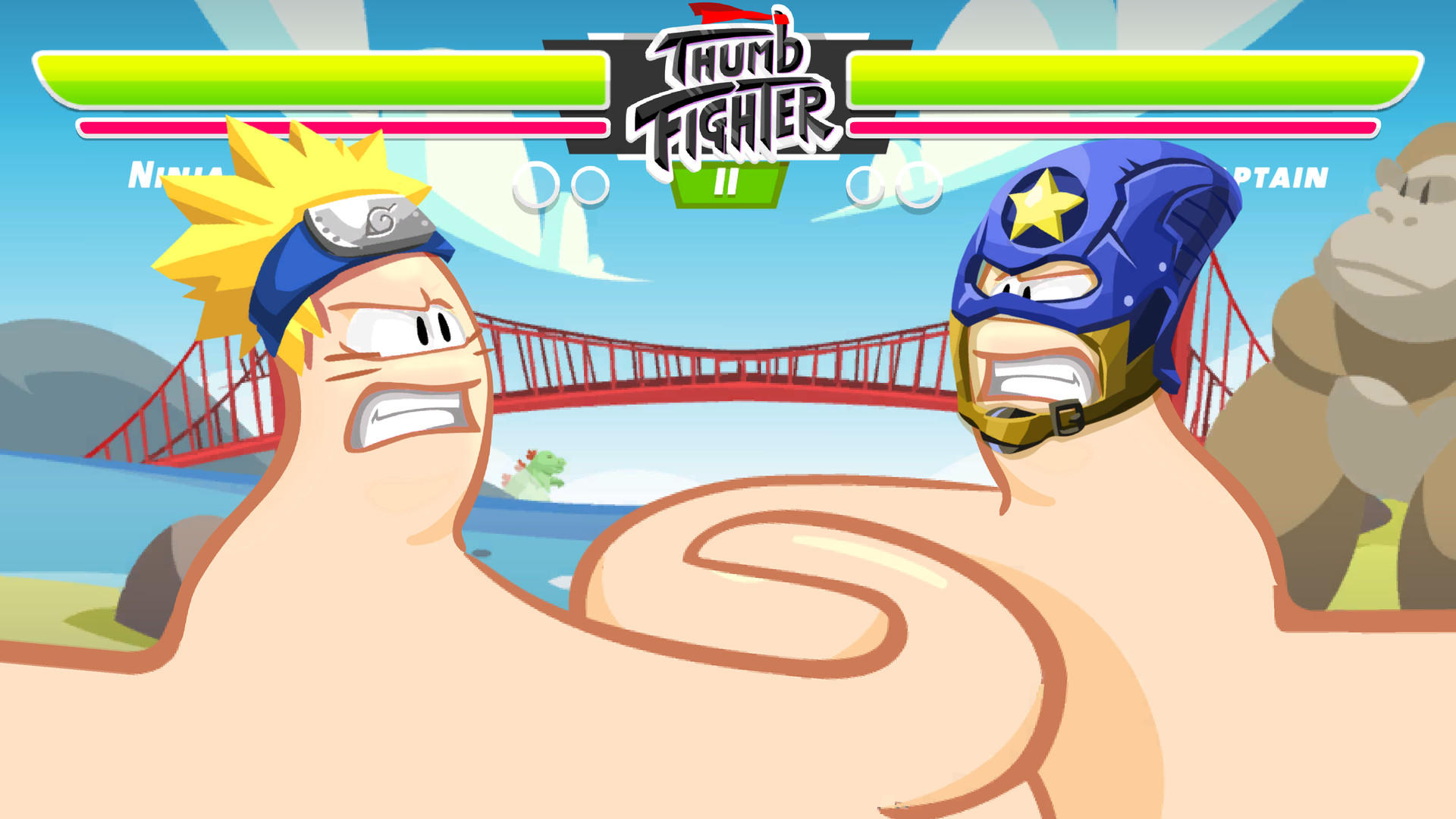 Screenshot of Thumb Fighter