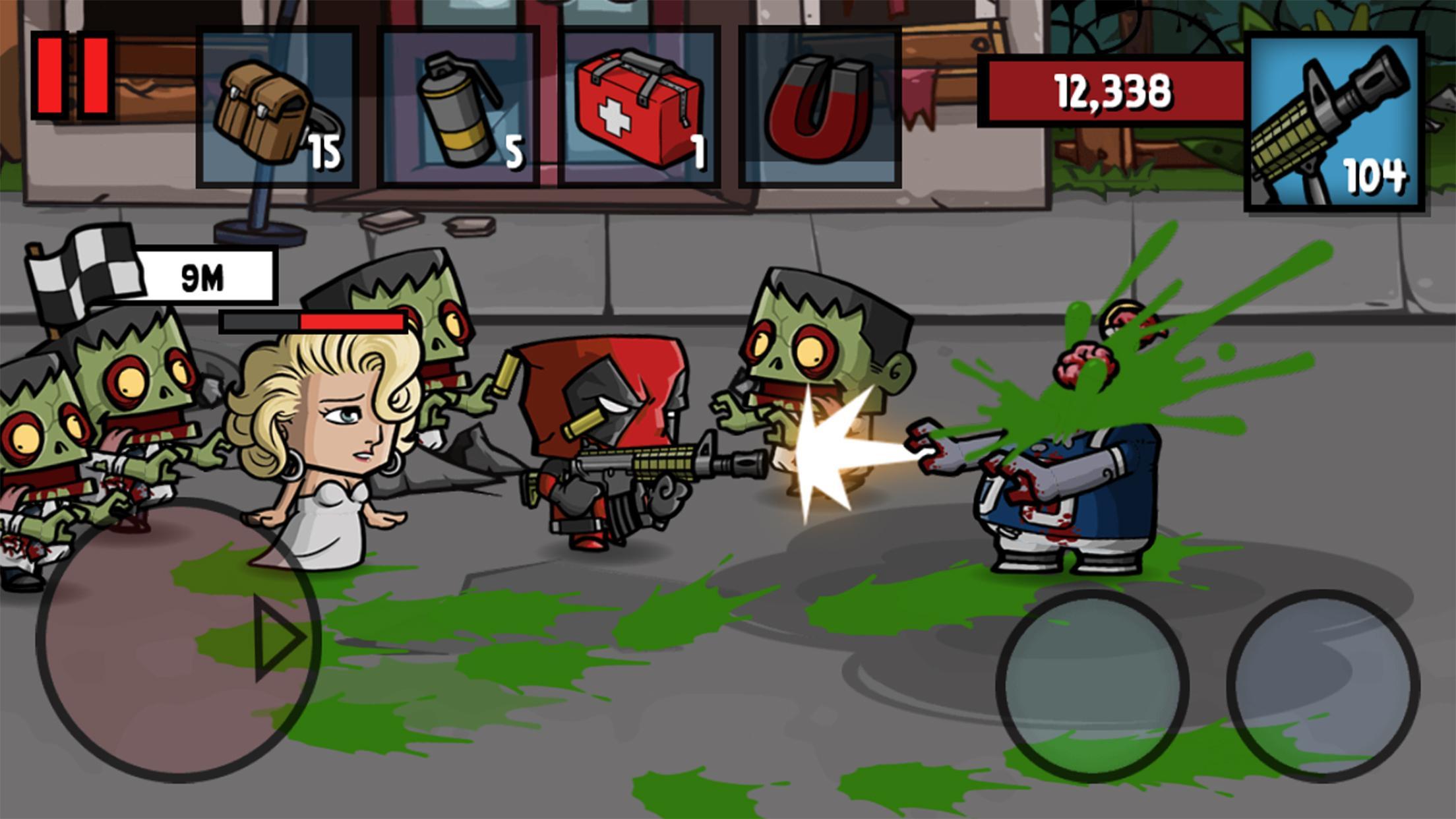 Zombie Age 3: Dead City Game Screenshot