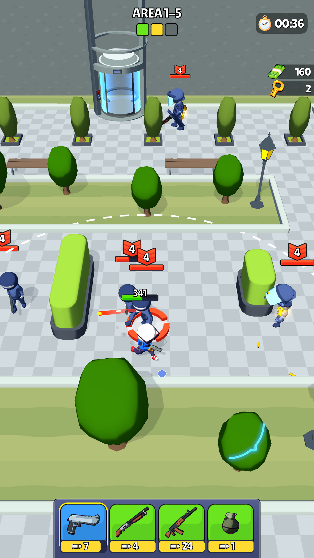 Rogue Shooter: Battle Arena 게임 스크린샷