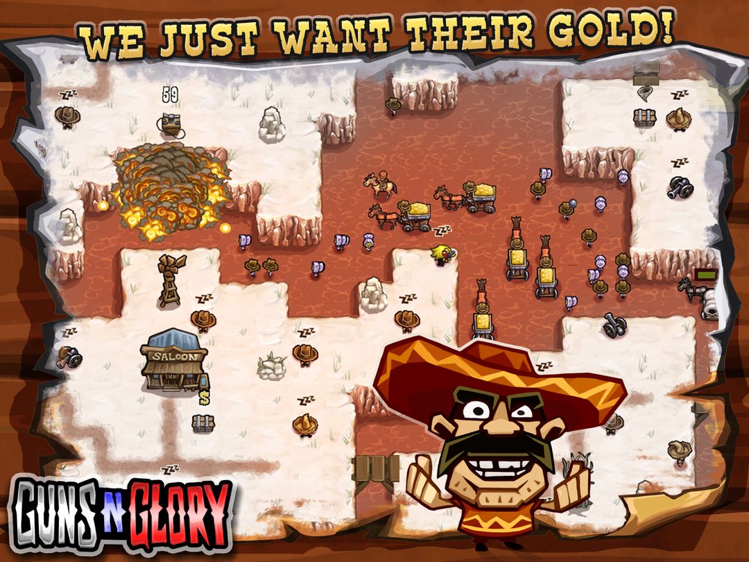 Screenshot of Guns'n'Glory Premium