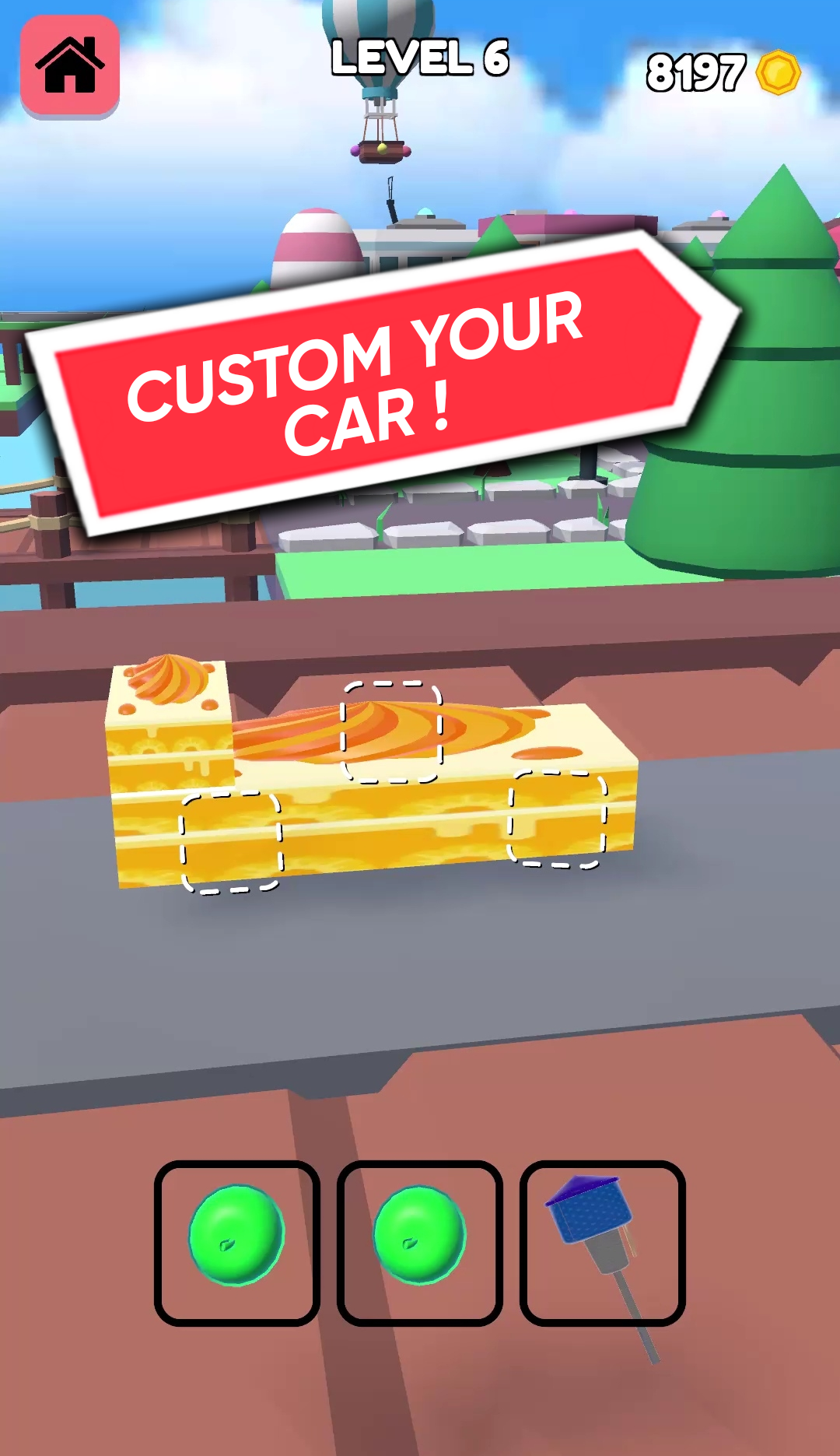 Cake Stunt 3D Game Screenshot
