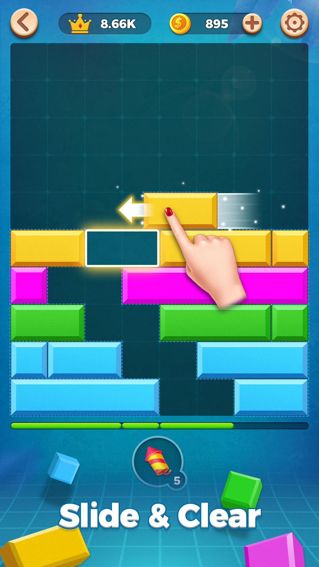 Скриншот игры Block Crush - Puzzle Game