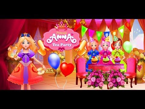 Screenshot of the video of Princess Anna Tea Party
